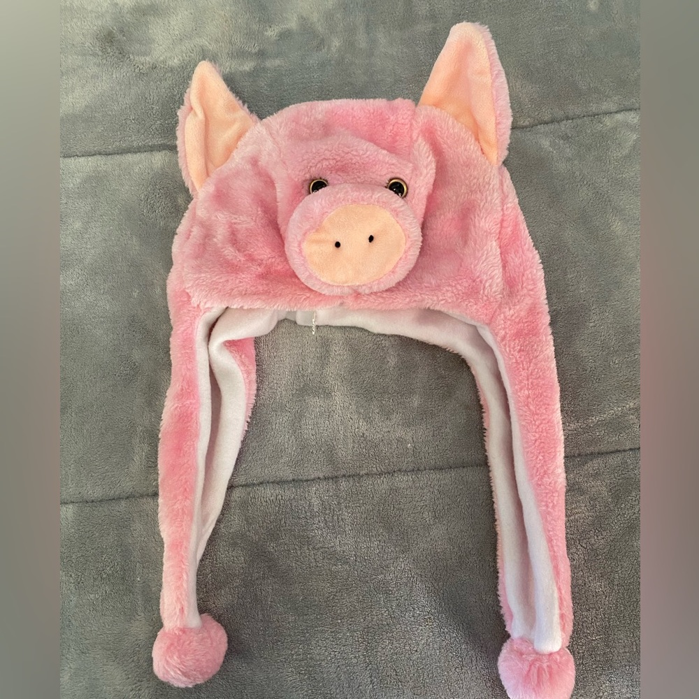 Pink Piggy Winter Hat